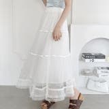 ヴィンテージライクドットチュールスカート | Outfitter lab | 詳細画像8 