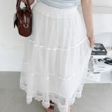 ヴィンテージライクドットチュールスカート | Outfitter lab | 詳細画像9 