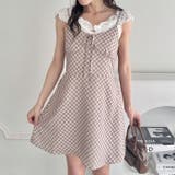 フロントリボンチェックキャミワンピース | Outfitter lab | 詳細画像13