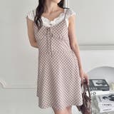 フロントリボンチェックキャミワンピース | Outfitter lab | 詳細画像14