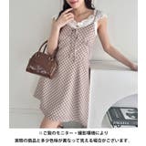フロントリボンチェックキャミワンピース | Outfitter lab | 詳細画像19