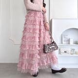 ベロアトリムティアードスカート | Outfitter lab | 詳細画像16 