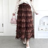 ベロアトリムティアードスカート | Outfitter lab | 詳細画像20 