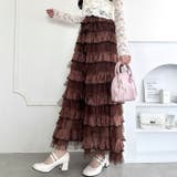 ベロアトリムティアードスカート | Outfitter lab | 詳細画像21 