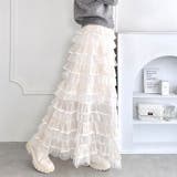 ベロアトリムティアードスカート | Outfitter lab | 詳細画像8 