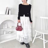 レースティアードチュールスカート | Outfitter lab | 詳細画像16 