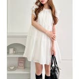 ホワイト | シアードットフェアリーワンピース | Outfitter lab