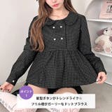スターボタンロングスリーブドットブラウス | Outfitter lab | 詳細画像2