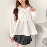 スターボタンロングスリーブドットブラウス | Outfitter lab | 詳細画像5