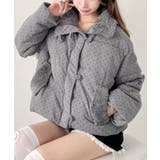 グレー | ドットコーデュロイボアカラーブルゾン | Outfitter lab
