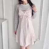 サイドレースサテンスリップミニワンピース | Outfitter lab | 詳細画像15