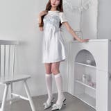 サイドレースサテンスリップミニワンピース | Outfitter lab | 詳細画像23