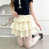 【チェック＆無地】ティアードフリルミニスカート | Outfitter lab | 詳細画像12 