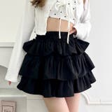 【チェック＆無地】ティアードフリルミニスカート | Outfitter lab | 詳細画像16 
