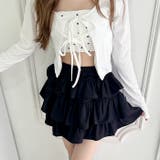 【チェック＆無地】ティアードフリルミニスカート | Outfitter lab | 詳細画像17 