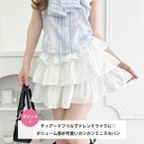 【チェック＆無地】ティアードフリルミニスカート | Outfitter lab | 詳細画像2 