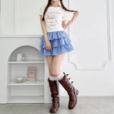 【チェック＆無地】ティアードフリルミニスカート | Outfitter lab | 詳細画像34 
