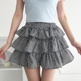 【チェック＆無地】ティアードフリルミニスカート | Outfitter lab | 詳細画像40 