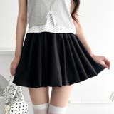 ドット&無地バルーンミニスカート | Outfitter lab | 詳細画像10