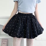 ドット&無地バルーンミニスカート | Outfitter lab | 詳細画像26