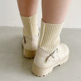 ニットドッキングベルトソックスブーツ | Outfitter lab | 詳細画像8 