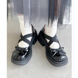 ブラック | チャンキーヒールバレリーナシューズ | Outfitter lab