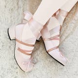 レースアップリボンヒールバレエシューズ | Outfitter lab | 詳細画像13