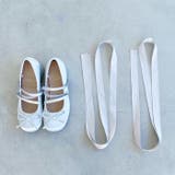 レースアップリボンヒールバレエシューズ | Outfitter lab | 詳細画像18