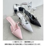 ポインテッドトゥリボンヒールパンプス | Outfitter lab | 詳細画像24