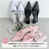 ポインテッドトゥリボンヒールパンプス | Outfitter lab | 詳細画像4