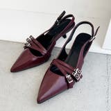 メニーベルトポインテッドミュールパンプス | Outfitter lab | 詳細画像22