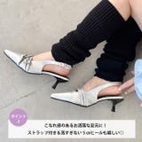 メニーベルトポインテッドミュールパンプス | Outfitter lab | 詳細画像3