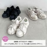 【靴紐2SET】ダブルリボン厚底スニーカー | Outfitter lab | 詳細画像4 