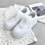 【靴紐2種SET】フリルリボン厚底スニーカー | Outfitter lab | 詳細画像10