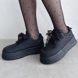 【靴紐2種SET】フリルリボン厚底スニーカー | Outfitter lab | 詳細画像11