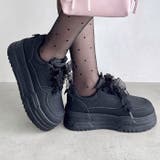 【靴紐2種SET】フリルリボン厚底スニーカー | Outfitter lab | 詳細画像15