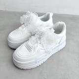 【靴紐2種SET】フリルリボン厚底スニーカー | Outfitter lab | 詳細画像19