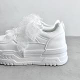 【靴紐2種SET】フリルリボン厚底スニーカー | Outfitter lab | 詳細画像20