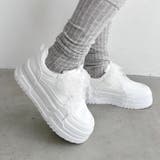 【靴紐2種SET】フリルリボン厚底スニーカー | Outfitter lab | 詳細画像9