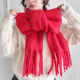 ふわふわボリューム太フリンジマフラー | Outfitter lab | 詳細画像13