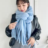 ふわふわボリューム太フリンジマフラー | Outfitter lab | 詳細画像17