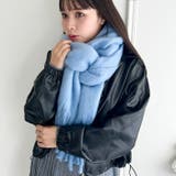 ふわふわボリューム太フリンジマフラー | Outfitter lab | 詳細画像19