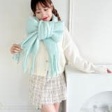 ふわふわボリューム太フリンジマフラー | Outfitter lab | 詳細画像26