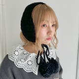 【5色展開】ポンポンリボンニットイヤーマフ | Outfitter lab | 詳細画像13 