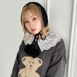 【5色展開】ポンポンリボンニットイヤーマフ | Outfitter lab | 詳細画像15 