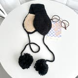 【5色展開】ポンポンリボンニットイヤーマフ | Outfitter lab | 詳細画像16 