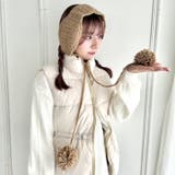 【5色展開】ポンポンリボンニットイヤーマフ | Outfitter lab | 詳細画像23 