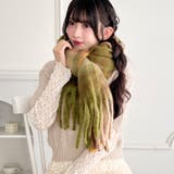 チェックボリューム太フリンジマフラー | Outfitter lab | 詳細画像33