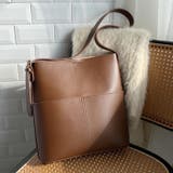 【A4サイズ収納可】外ポケット付き フェイクレザー バケツショルダーバッグ | Outfitter lab | 詳細画像17