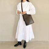 【A4サイズ収納可】外ポケット付き フェイクレザー バケツショルダーバッグ | Outfitter lab | 詳細画像22